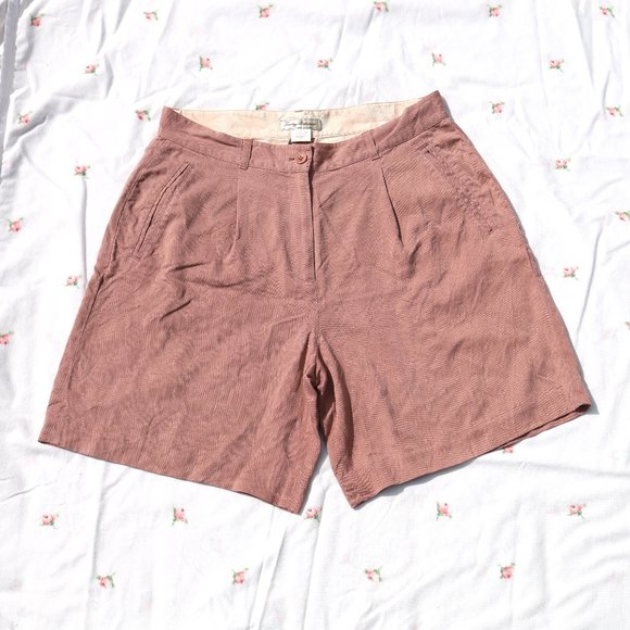 Tommy Bahama Pants - Tommy Bahama Silk Shorts in Dusty Rose Pink